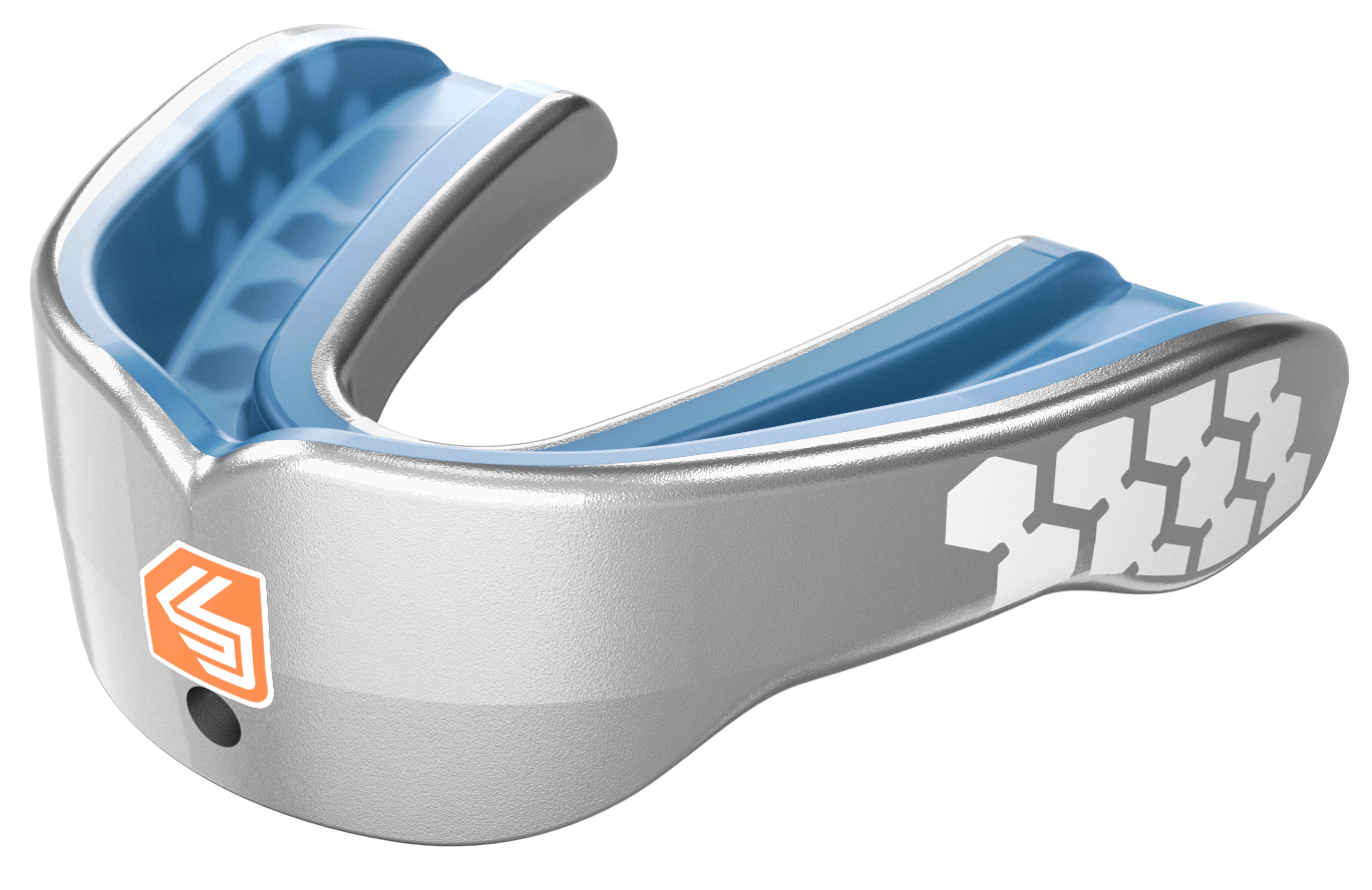 Shock Doctor Adult Gel Max Power Print Mouthguard - GREY